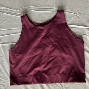 Girlfriend Collective Set (Sports Bra and Leggings) in Plum